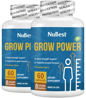Frente de la caja NuBest Grow Power