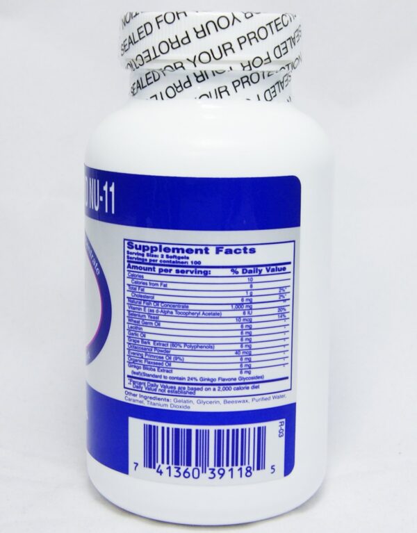 Etiqueta Marine Lipid Nu-11 en 1 NU-HEALTH