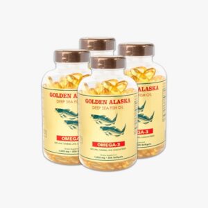 Frasco Nu Health Omega-3 Alaska 200 cápsulas blandas