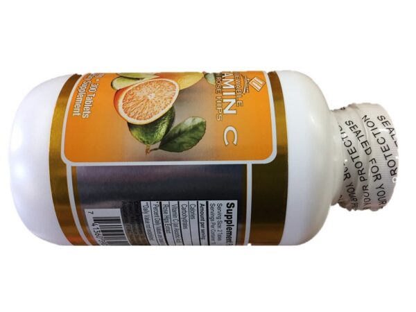 Etiqueta del producto Nu Health Vitamina C 500 mg