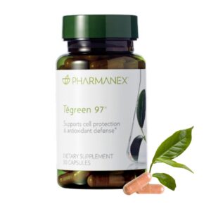 Botella Nu Skin Pharmanex Tēgreen 97 30 cápsulas té verde