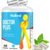 Frasco blanco de NuBest Doctor Plus con calcio y vitaminas