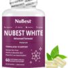 NuBest White botella frontal con etiqueta