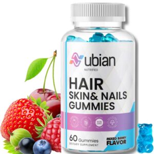 Version 1.0.0 NUBIAN NUTRIFIED gomitas bayas mezcladas - etiqueta frontal