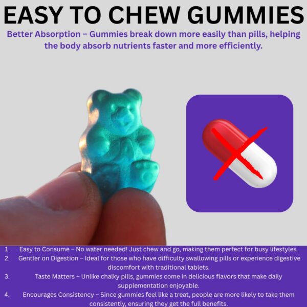 Frasco de gomitas bayas mezcladas - etiqueta