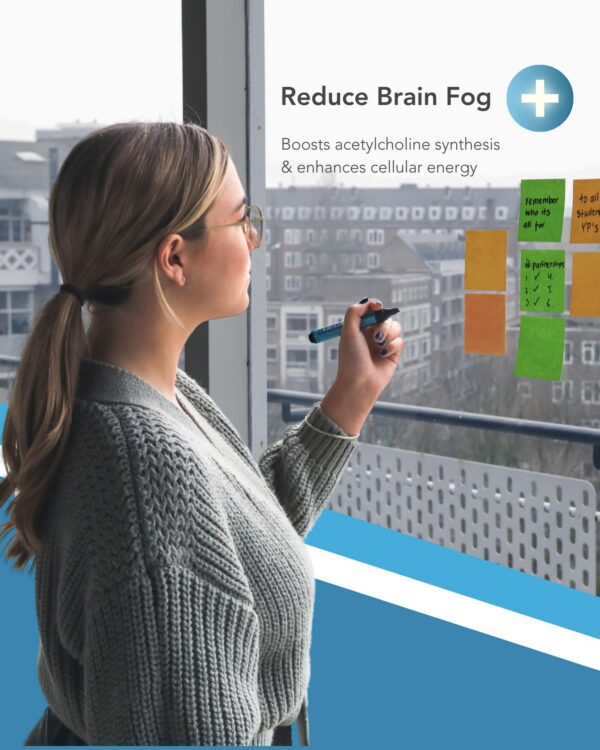 Suplemento NuClarity con ingredientes naturales para concentración