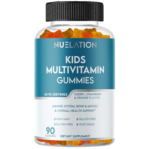 Frasco de NUELATION gomitas multivitamínicas para niños