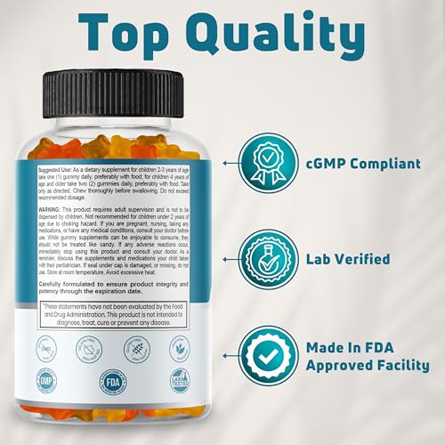 Gomitas con sabores en frasco