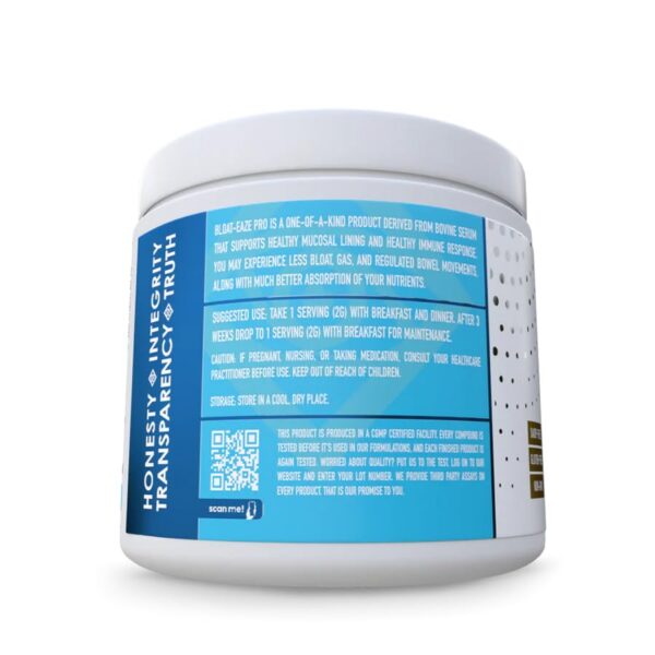 NuEthix Bloat Eaze Pro etiqueta
