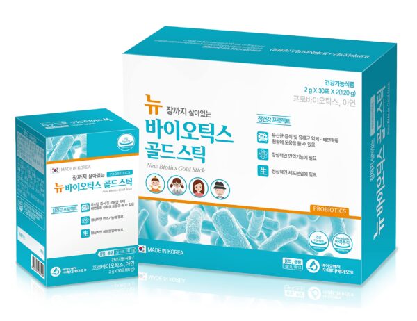 Imagen del nuevo Biotics Gold Stick de MEDIBIO LAB