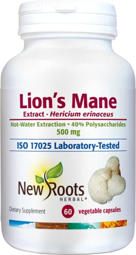 Cápsulas suplementarias melena de león Nuevo Roots 500mg
