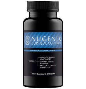 Nugenix Cortisol Control cápsulas frente a caja