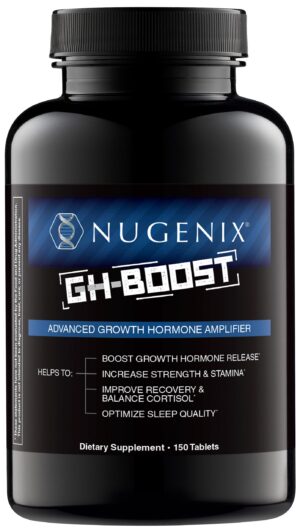 Nugenix GH-Boost suplemento aumentar HGH hombres frasco