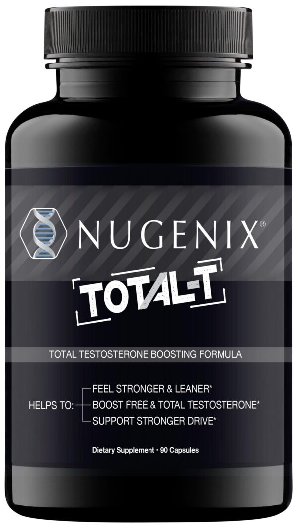 Nugenix Total-T bottle on white background