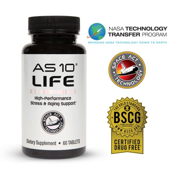 Nugevity AS10 Life etiqueta frontal