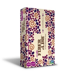 Version 1.0.0 Barra NuGO Fiber d'Lish canela con pasas close-up