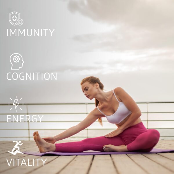 Frasco de 120 cápsulas en primer plano