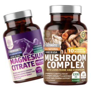 Version 1.0.0 Paquete de suplementos N1N Complejo de Hongos y Citrato de Magnesio