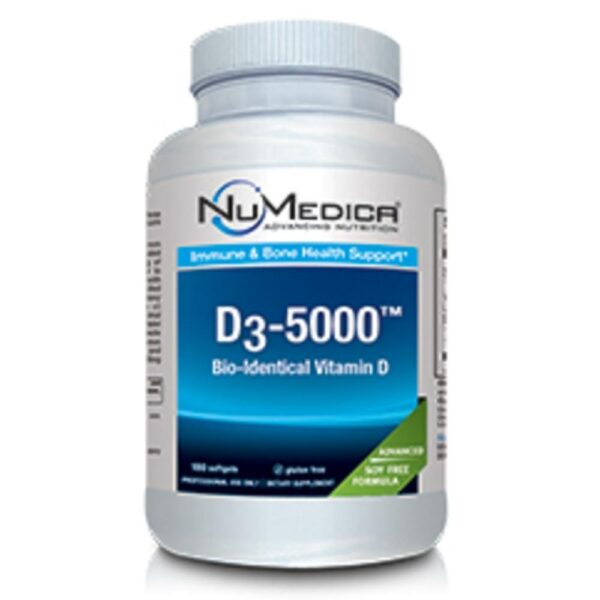 NuMedica D3 5000 Large softgels frasco
