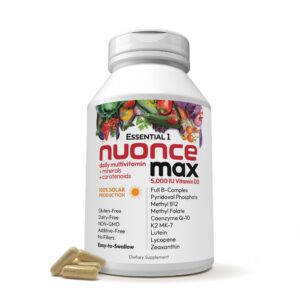 Frente del envase nuonce max multivitamin