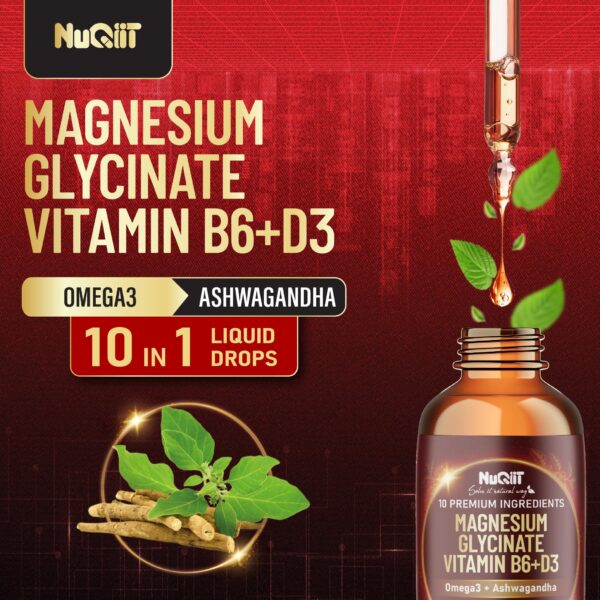 Version 1.0.0 Etiqueta de las gotas magnesio glicinato