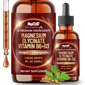 Gotas magnesio glicinato NUQIIT envase