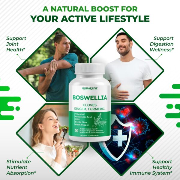 Caja frontal suplemento NuraFuse Boswellia Estados Unidos