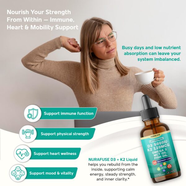 Etiqueta frontal del producto Nurafuse