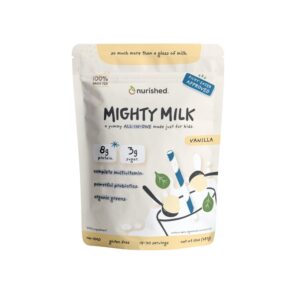 Nurished Mighty Milk sabor vainilla proteína infantil
