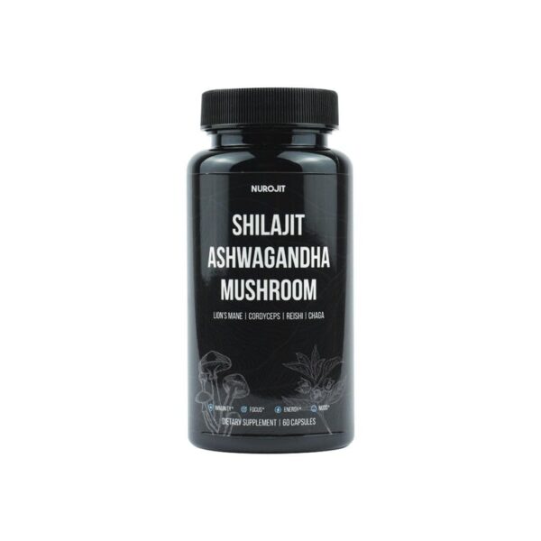Cápsulas NuroJit de Ashwagandha y Shilajit
