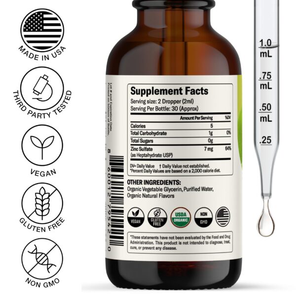 Version 1.0.0 Gota de zinc líquido con gotero