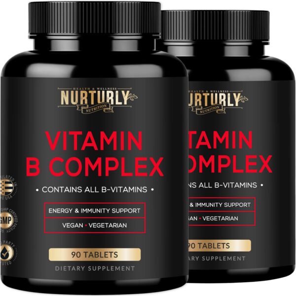 NURTURLY vitamin b complex caja frontal