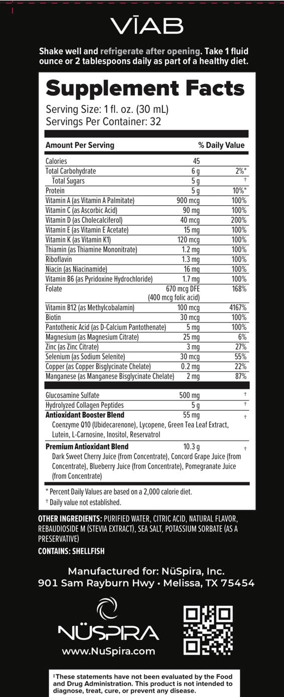 Etiqueta del producto NuSpira VĪAB