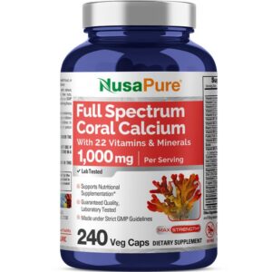 Version 1.0.0 Frasco de Coral Calcium de NusaPure 1000 mg