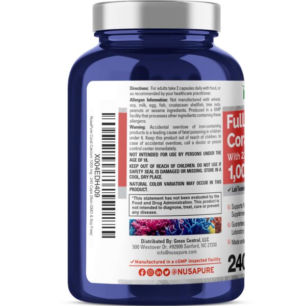 Cápsulas de Coral Calcium