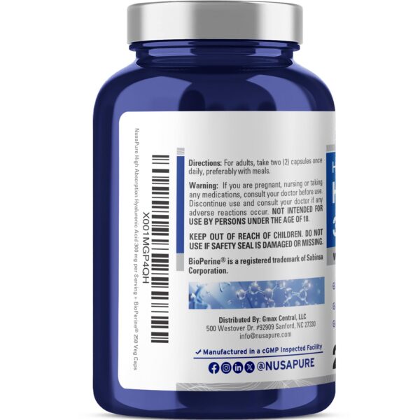 Interior del envase con cápsulas