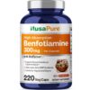 NusaPure Benfotiamina 300mg frasco 220 capsulas veganas