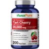 NusaPure Tart Cherry supplement bottle
