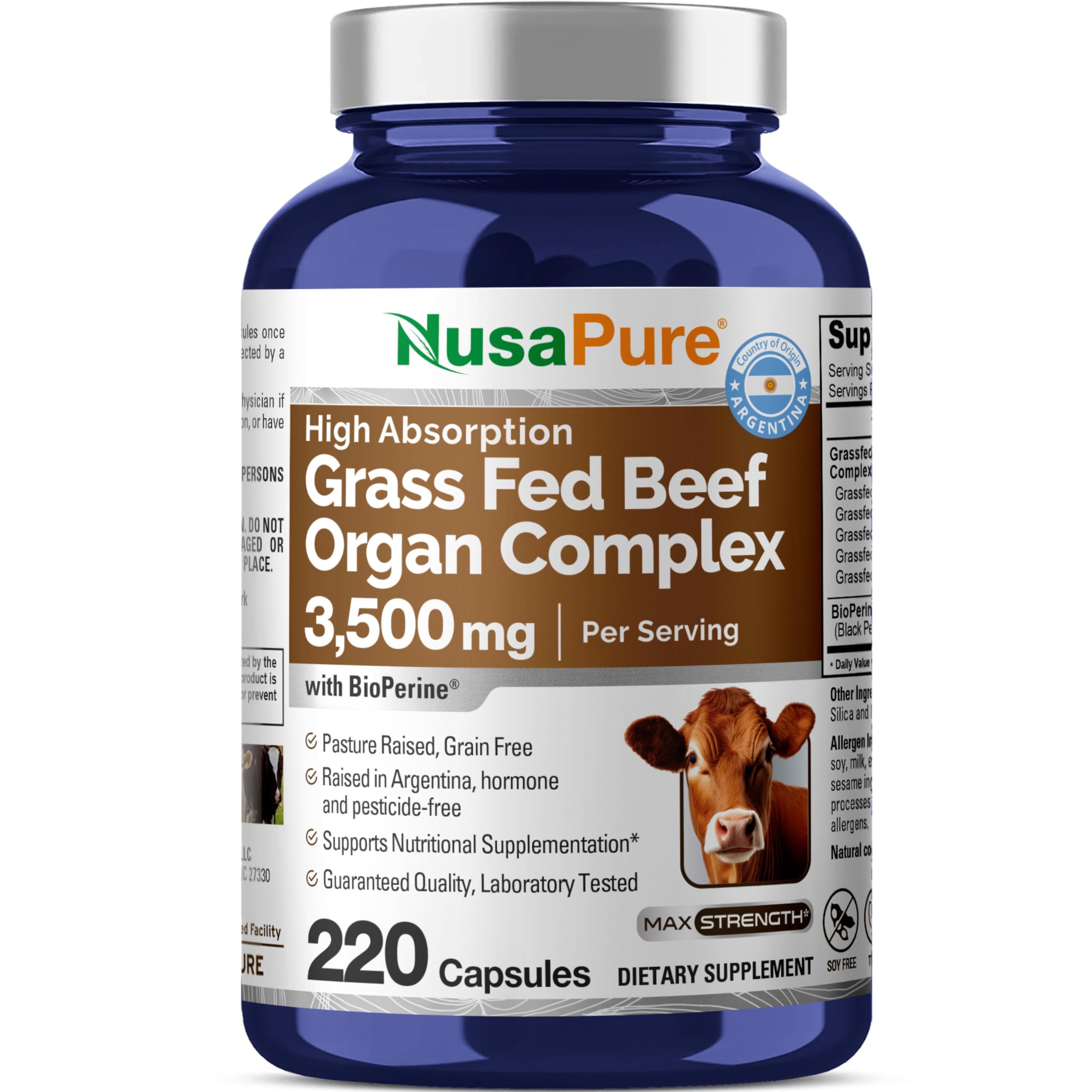 NusaPure Vitamin B12, 5000 mcg