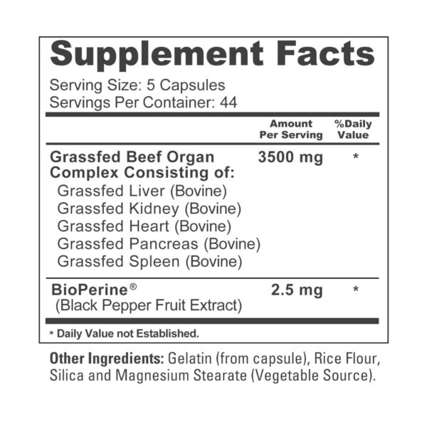 Cápsulas del complejo de órganos de res
