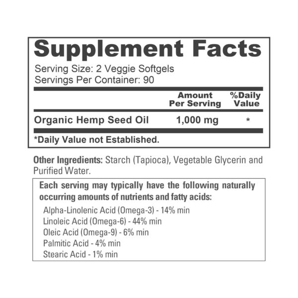 Version 1.0.0 Frasco y etiqueta del aceite de cáñamo