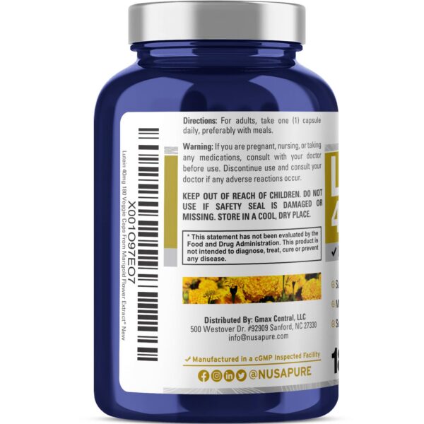 Ingredientes clave luteina zeaxantina