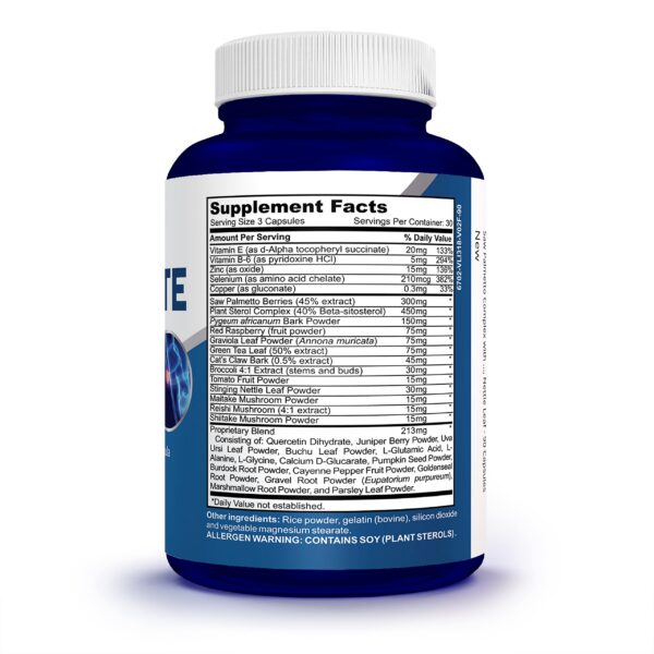 NusaPure Saw Palmetto cápsulas herbal vista superior