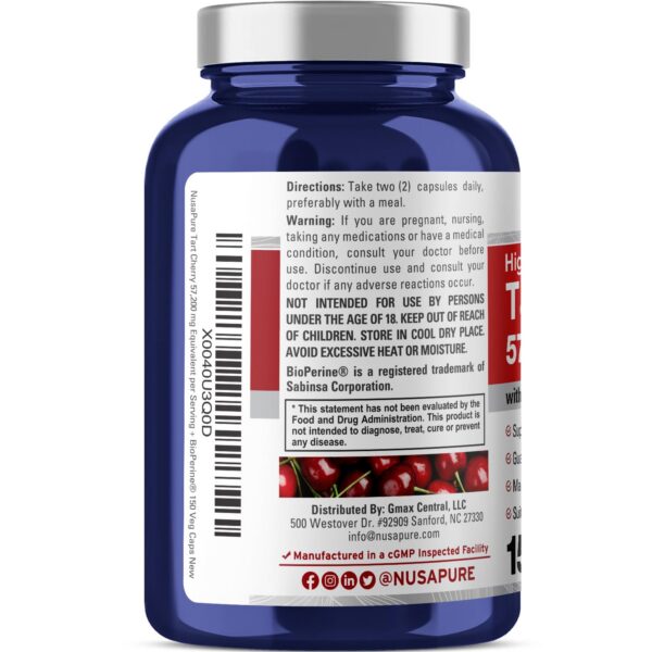 Cápsulas vegetales Tart Cherry