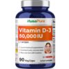 NusaPure Vitamina D3 50000 UI 90 cápsulas veganas