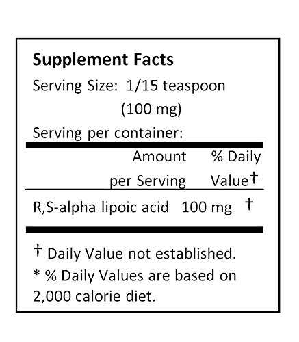 Polvo amarillo cristalino NuSci ALA RS