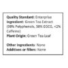 NuSci Extracto de Té Verde para suplementos y cosméticos