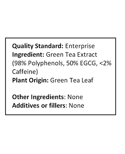 NuSci Extracto de Té Verde para suplementos y cosméticos