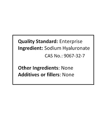 Polvo hialuronato NuSci para formulaciones