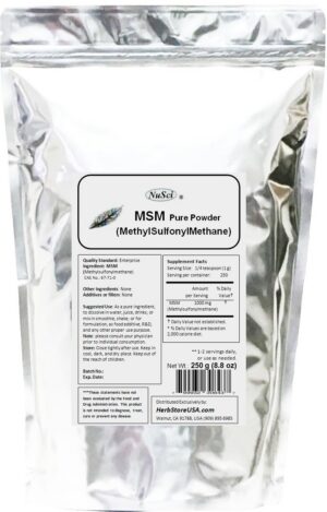NuSci MSM polvo puro 250 g